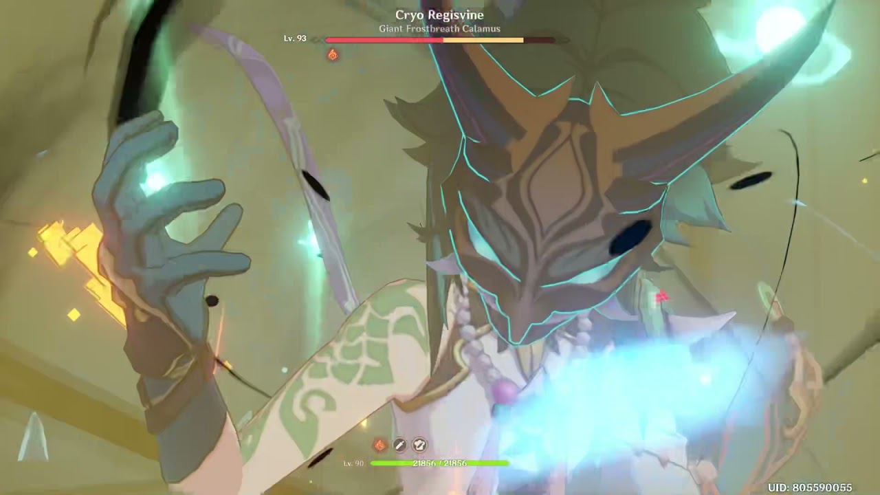 C1 Xiao with R1 Calamity Queller Eating Some Flower