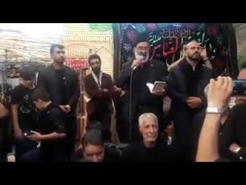 سلام دادن هیئت سنگ زن به هیئت سنج ودهل شهرضا محرم۱۳۹۷