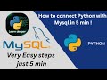 How to connect mysql with Pthon in easy steps