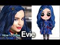 How to Draw Evie | Disney Descendants 2