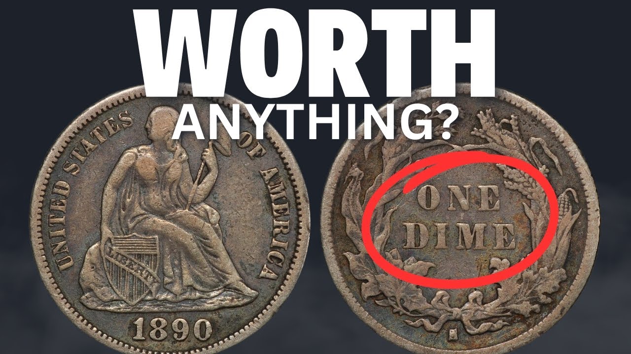 OLD U.S. SILVER Coins Worth THOUSANDS! 1890 Liberty Seated Dime