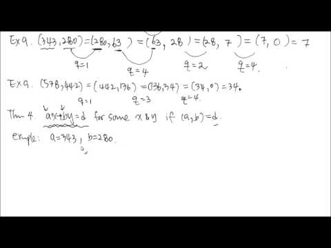 Euclidean Algorithm - YouTube
