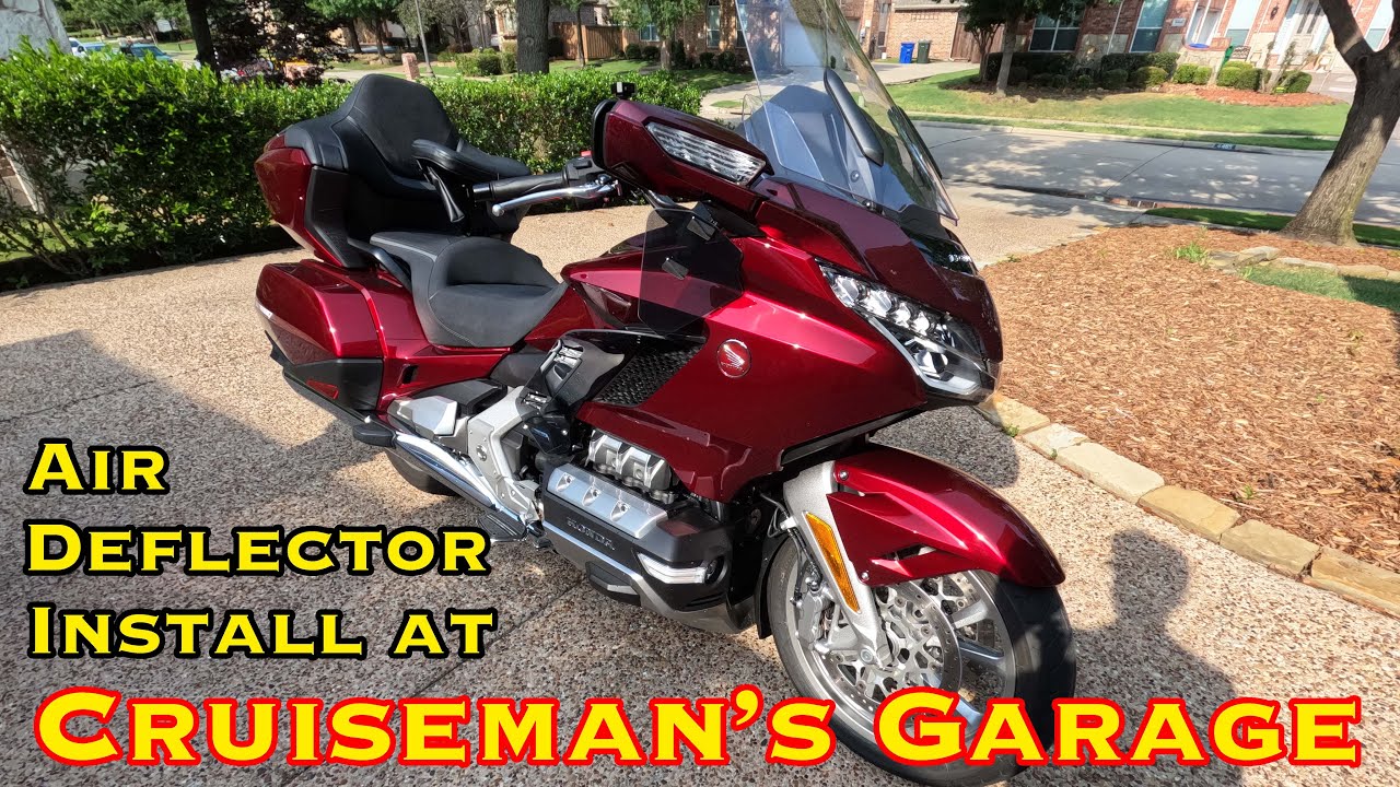 Установка воздушных дефлекторов в гараже Cruiseman's