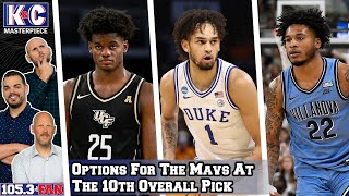 Names To Know For The Mavs To Draft With The 10th Overall Pick | K\&C Masterpiece