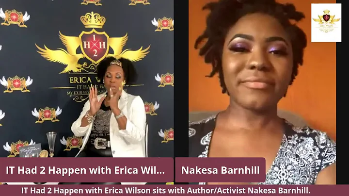 IT Had 2 Happen with Erica Wilson sits with Author...