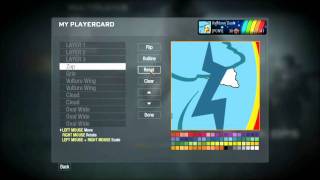 Rainbow Dash Cutie Mark Black Ops Emblem (on rear with wing)