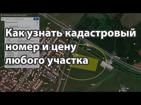 КАК УЗНАТЬ КАДАСТРОВЫЙ НОМЕР И СТОИМОСТЬ УЧАСТКА