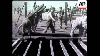Bridge Building By Royal Engineers.