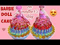 BARBIE DOLL CANDY CAKE ON MOTHER'S DAY!