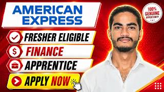 American Express Finance Apprentice 2026 | Hiring Freshers Now!