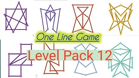 1 Line - one line with one touch Game ||level pack 12 || Level 1 to 26 ||