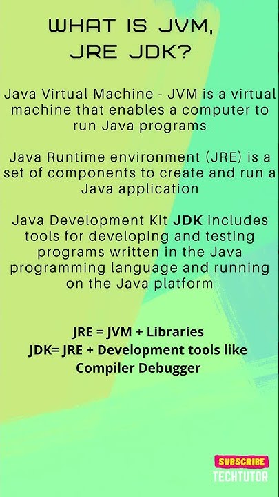 What is JRE, JVM and JDK - Java Development Kit, Java Virtual Machine # ...