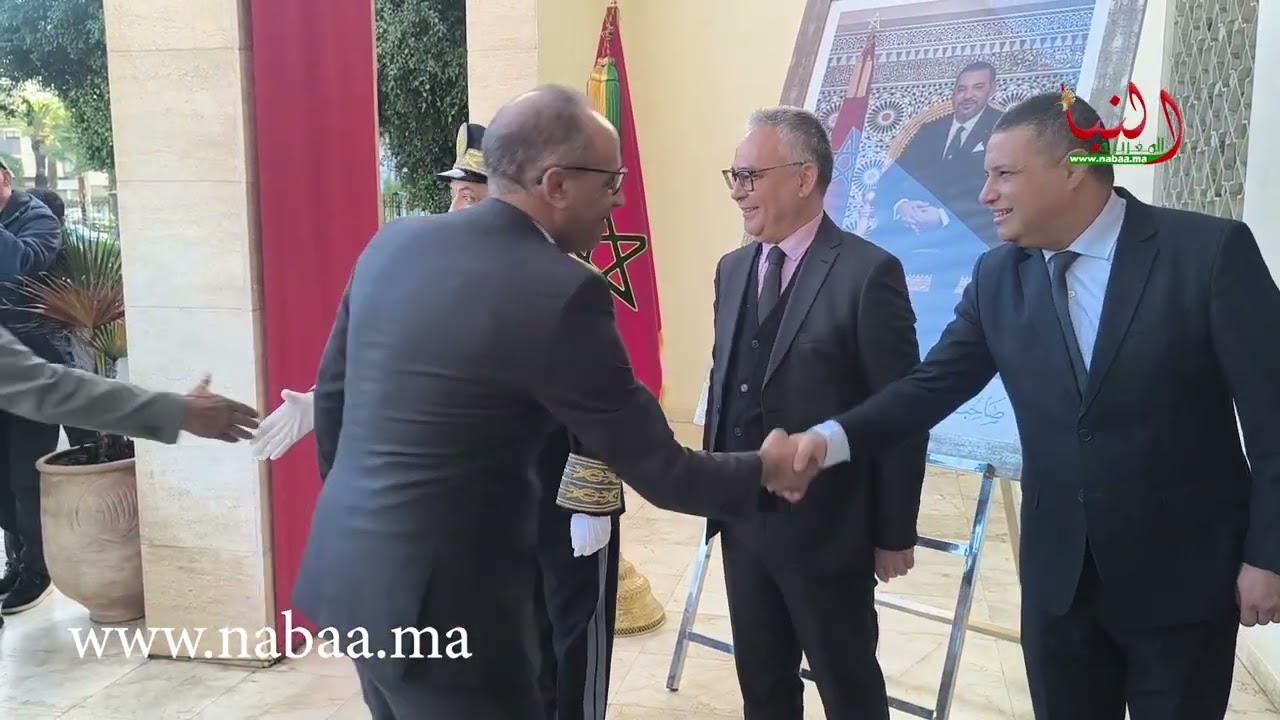 عامل عمالة المحمدية يشرف على تحية العلم في الذكرى السبعين لعيد الاستقلال.