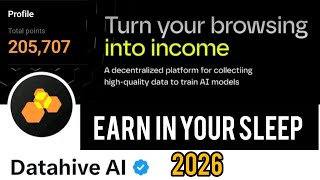 DataHive AI: Site That Earns You Money While You Sleep 💤🪙
