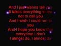 Taylor Swift I Almost Do Lyrics