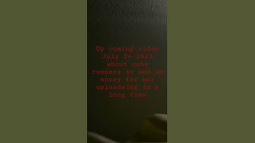 Up coming video #cube runners