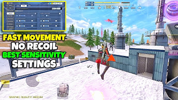 FAST MOVEMENT + NO RECOIL BEST SENSITIVITY FOR COD MOBILE | CODM BR SENSITIVITY SETTINGS