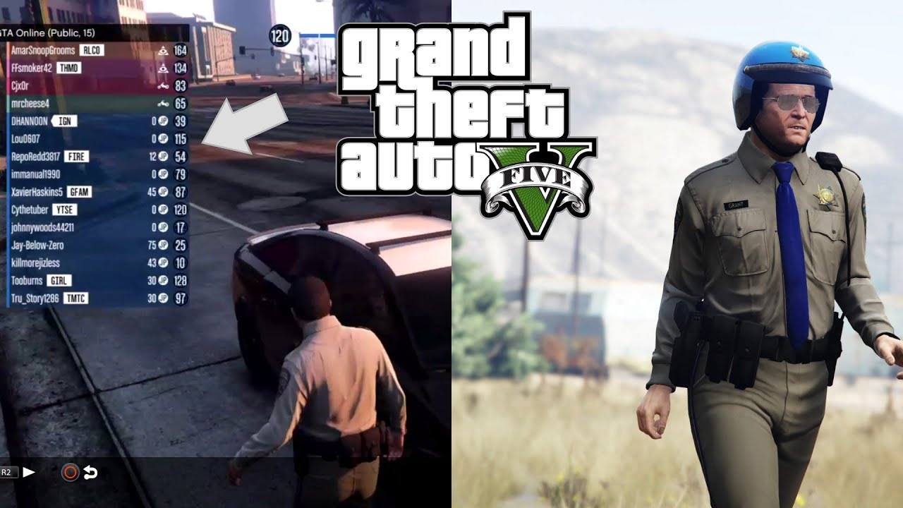 HOW TO PLAY AS THE HIGHWAY PATROL IN GTA ONLINE!!! YouTube