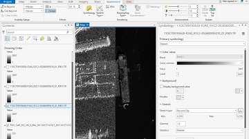 Load a processed TerraSAR-X scene into ArcGIS and compare to a WorldView-2 image