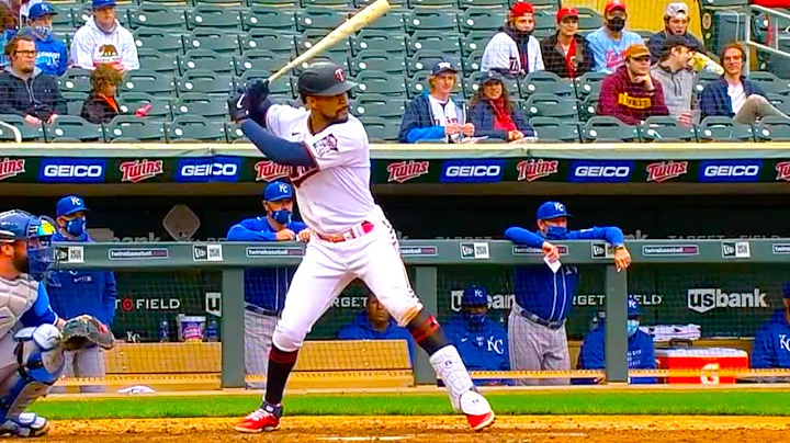 Byron Buxton Slow Motion Home Run Baseball Swing H...
