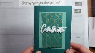 #122 VIDEO Pleated card