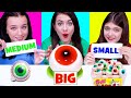 ASMR Big, Medium and Small Plate Challenge by LiliBu #2