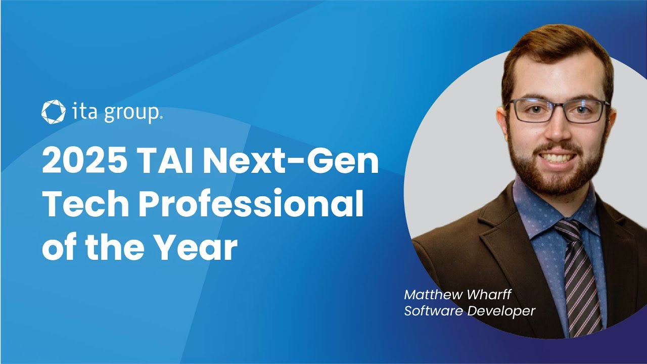 ITA Group recognized for Next-Gen Tech Professional of the Year - YouTube