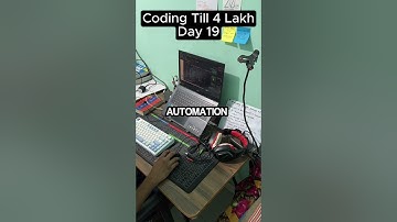Day 19 Coding Till I get 4 lakh #Dsa #coding #flutter #computer  #tech #startup #internship #python