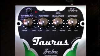 ギター Taurus Zebu SilverLine Taurus Zebu Silverline Guitar/Bass Effect Pedal 12V Used