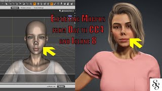 Export Any Morphs in Daz3d to CC4 and Iclone 8