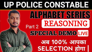 ALPHABET SERIES 2 ( DEMO ) UP CONSTABLE REASONING BY VIVEK SIR