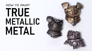 TMM - How to Paint 3 Types of TRUE Metallic Metal, FAST!