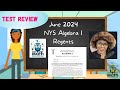 June 2024 Algebra I Regents : Full Exam Breakdown