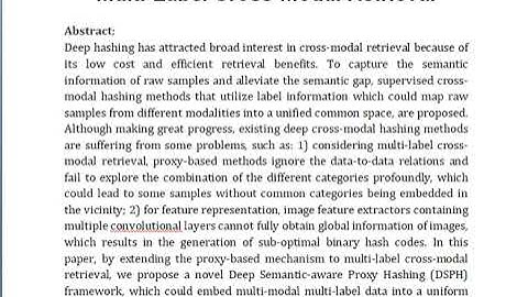 Deep Semantic Aware Proxy Hashing for Multi Label Cross Modal Retrieval