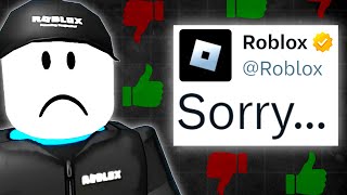 Roblox Just Apologized?!...