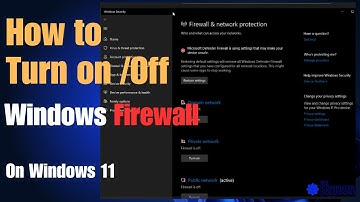 How to Turn On/Off Firewall in Windows 11 | Disable Windows Firewall
