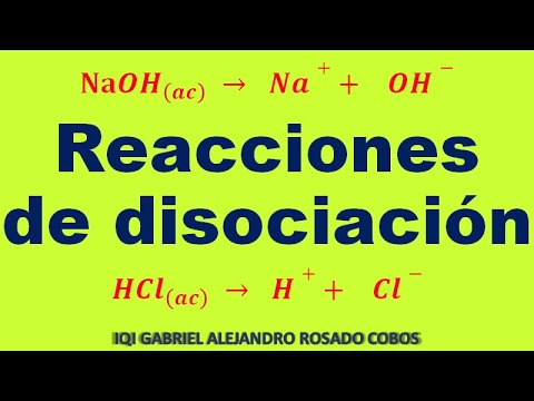 Video: ¿El HCl se disocia en el agua?