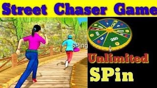 Street chaser Game!!  unlimited spin 1-6 Level. screenshot 1