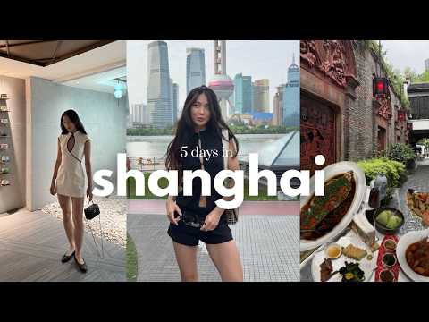 SHANGHAI VLOG 🇨🇳 上海旅游 best restaurants and places, eating GOOD food, picking up my wedding dress