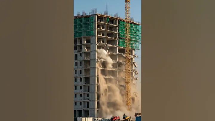 building collapsed during construction #shorts #building #collapse