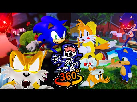 Sonic.EXE and Tails 360° Gameover Screen Compilation Friday