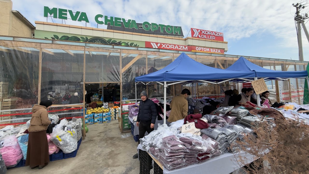 УРГАНЧДА ОПТОМ ЯРМАРКА БОЗОР ОЧИЛДИ. ХАММАСИ КИЛОГРАМ 65 МИНГ СУМ 24-ФЕВРАЛЬГАЧА 