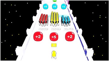 Alphabet Crowd - Run and Merge - Gameplay Walkthrough - Levels 1-15