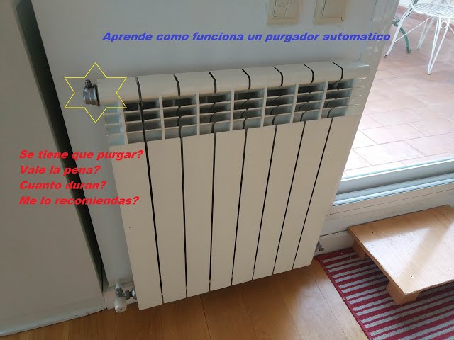 Olvídate de purgar los radiadores gracias a los purgadores automáticos