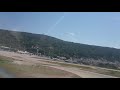 Airbus 330 thomas cook airlines take off from rhodes