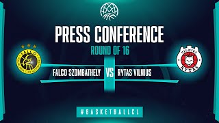 Falco Szombathely v Rytas Vilnius - Press Conference | Basketball Champions League 2021