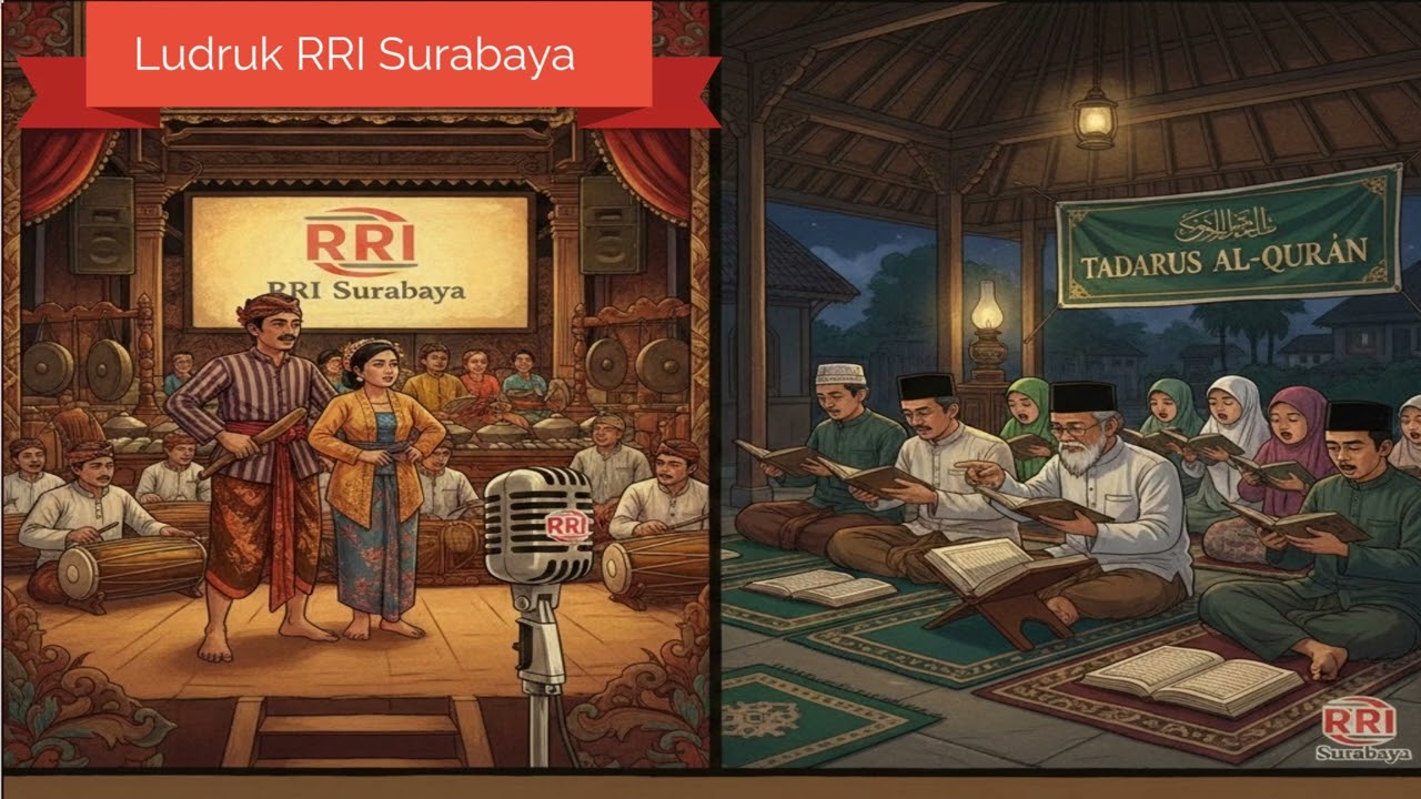 Ludruk RRI Surabaya kalajengaken Bahas Tajwid lan Tadarus Al-Qur'an