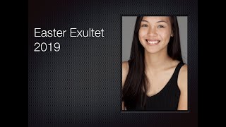 Exulted  Easter Proclamation Sang by Aaliyah Capili last 2019