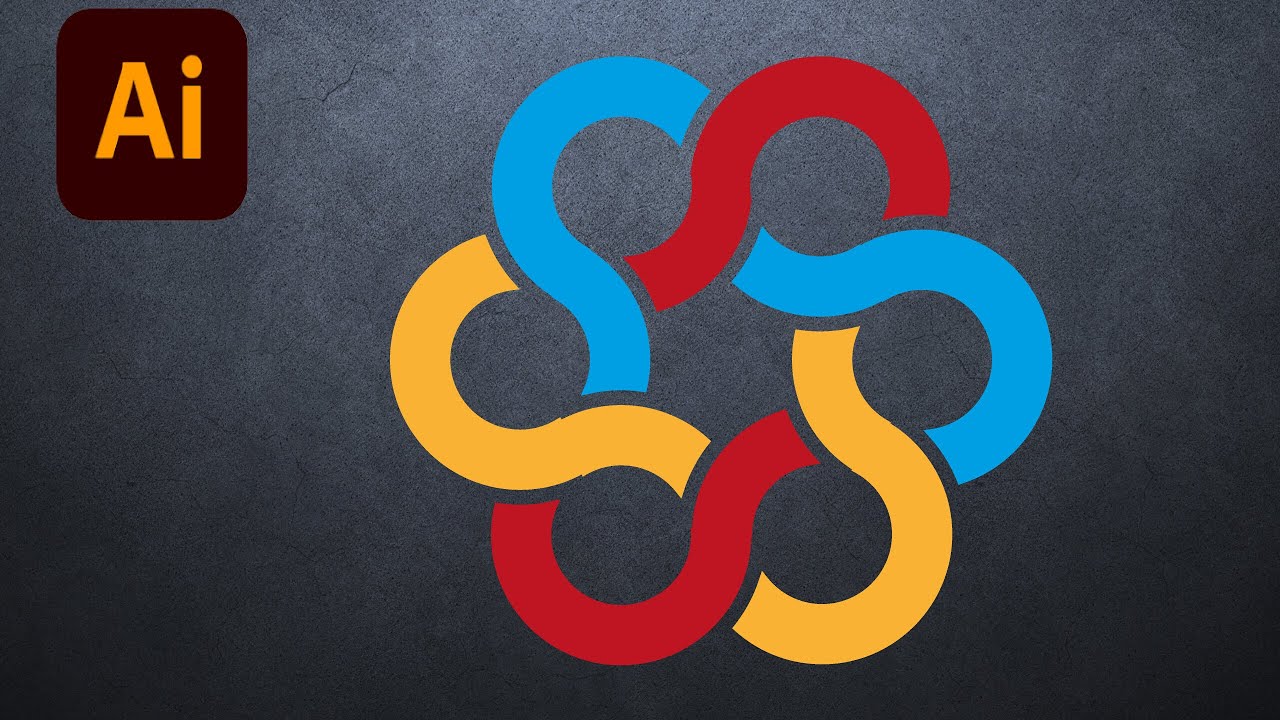 How to create Simple Logo in Adobe Illustrator - YouTube