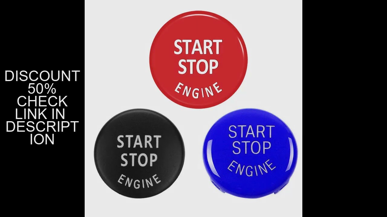 Car Engine Start Stop Switch Button Stickers for BMW X5 E53 E70 X6 E71 E72 X3 E83 X1 E84 E90 E60 E92
